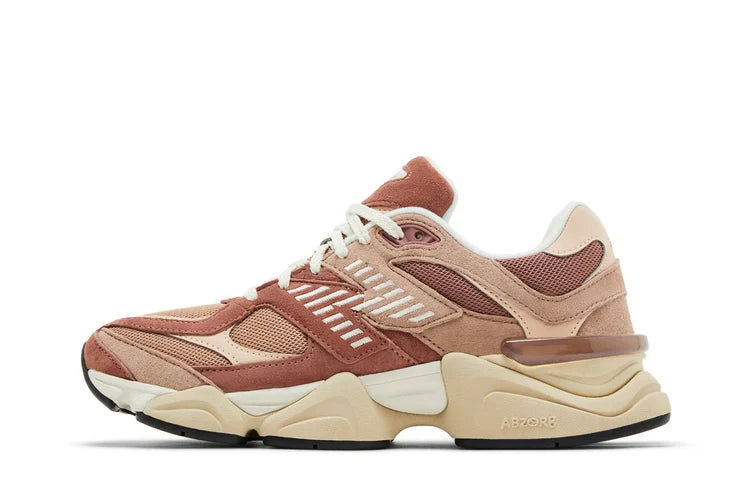 Tênis New Balance 9060 Sparrow Flat Taupe Marrom